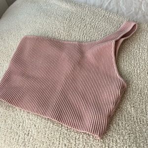 Aritizia pink one shoulder